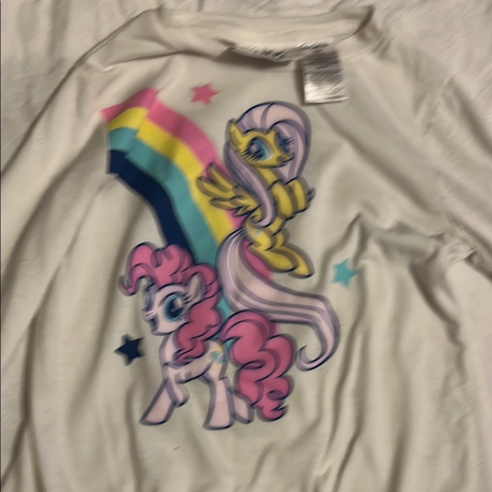 My Little Pony Long Sleeve Tee White Pink